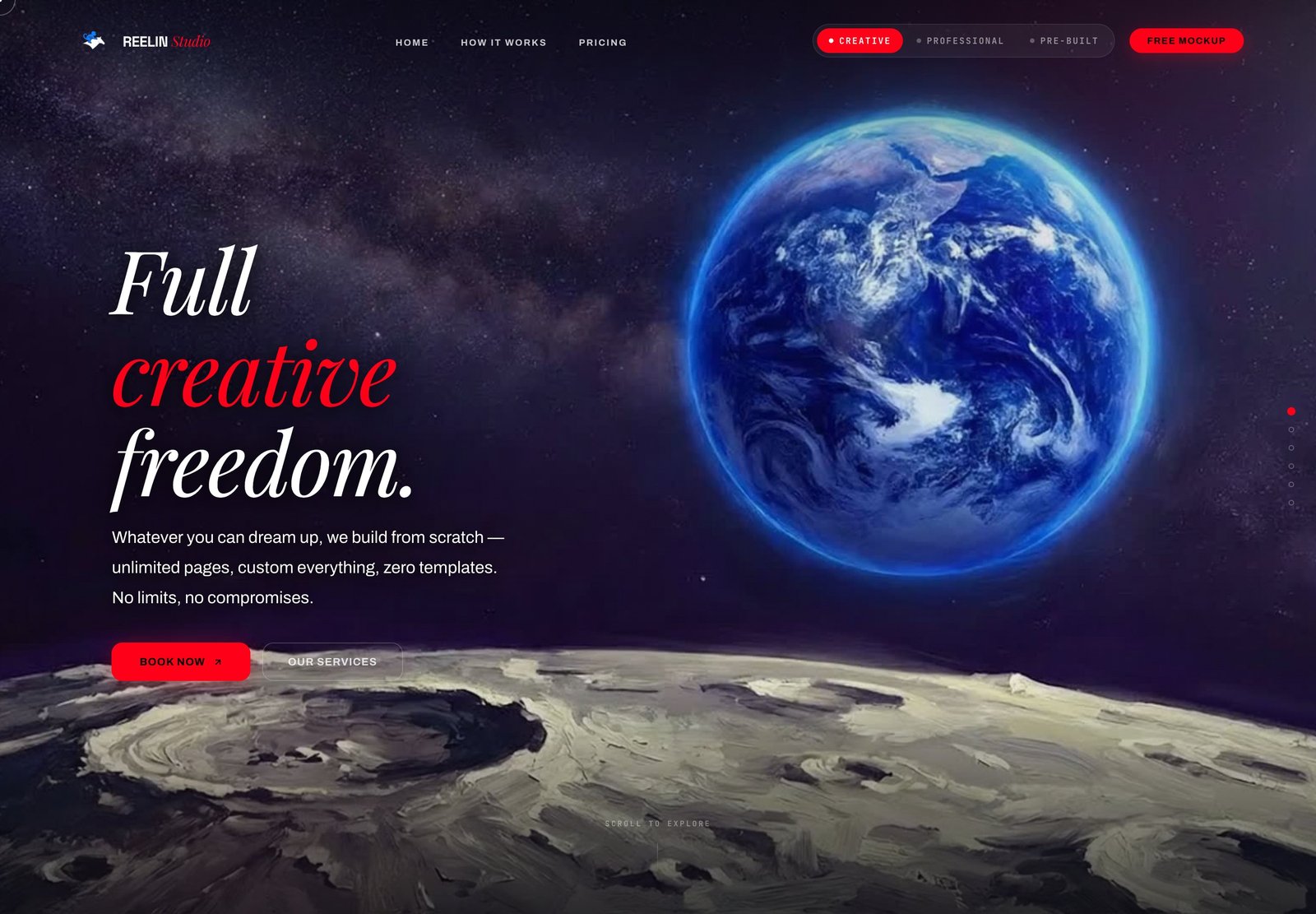 Creative site preview